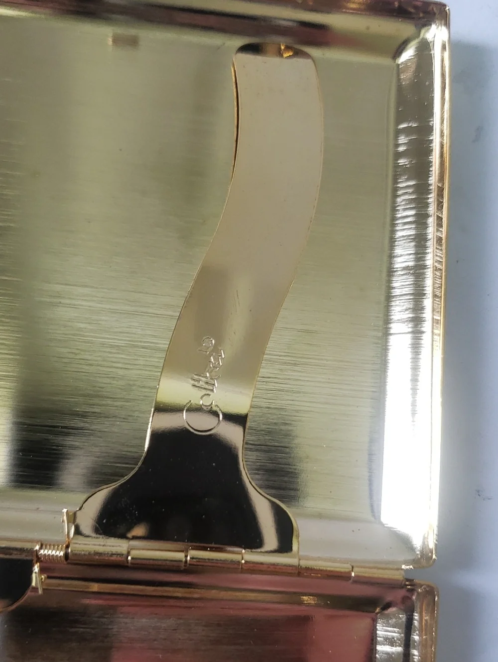 Colibri Vintage Gold Toned Cigarette Case Holder